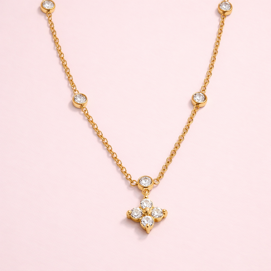 Collar Destello floral