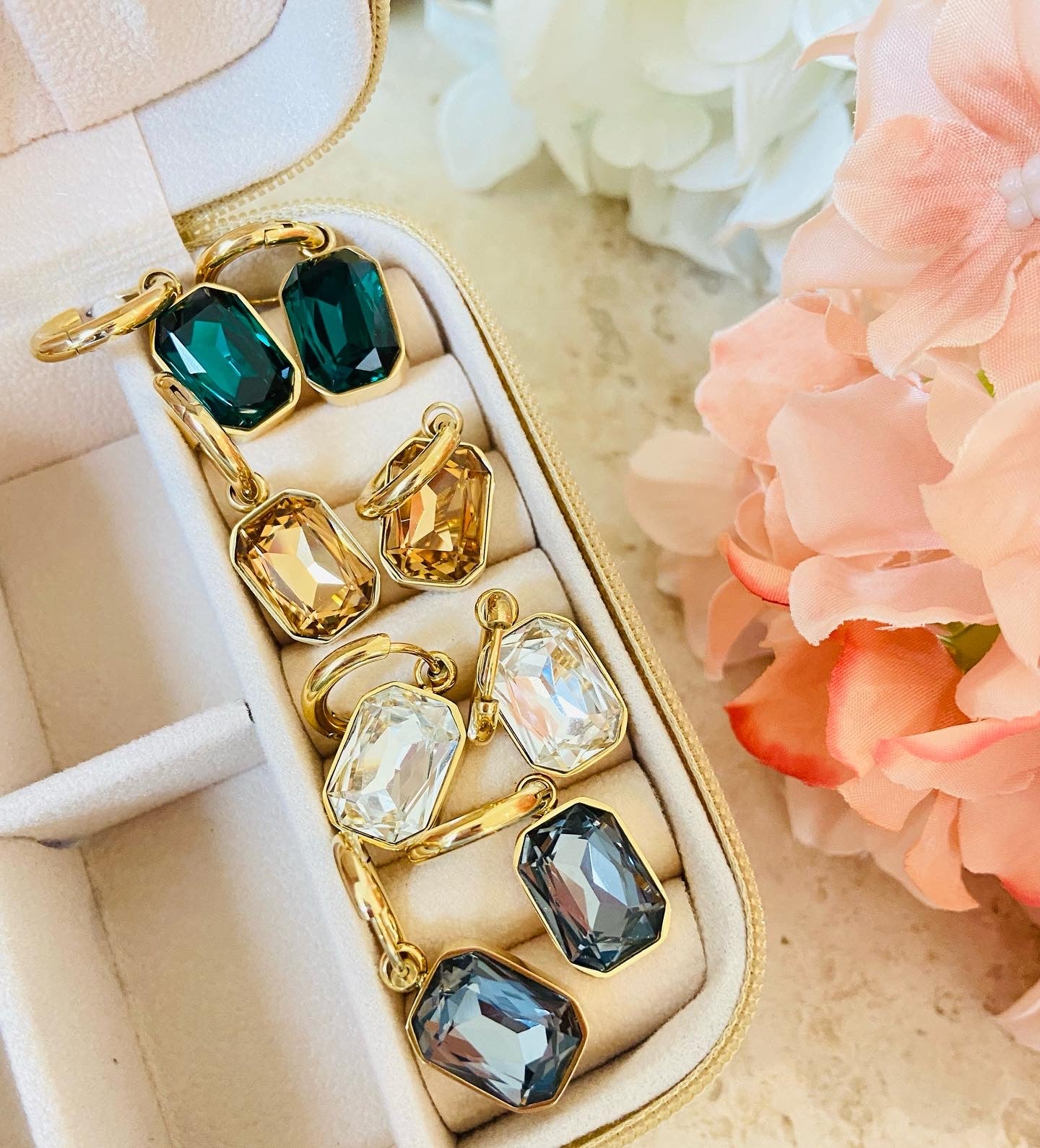 Aretes square multicolor