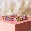 Pulsera asimétrica multicolor