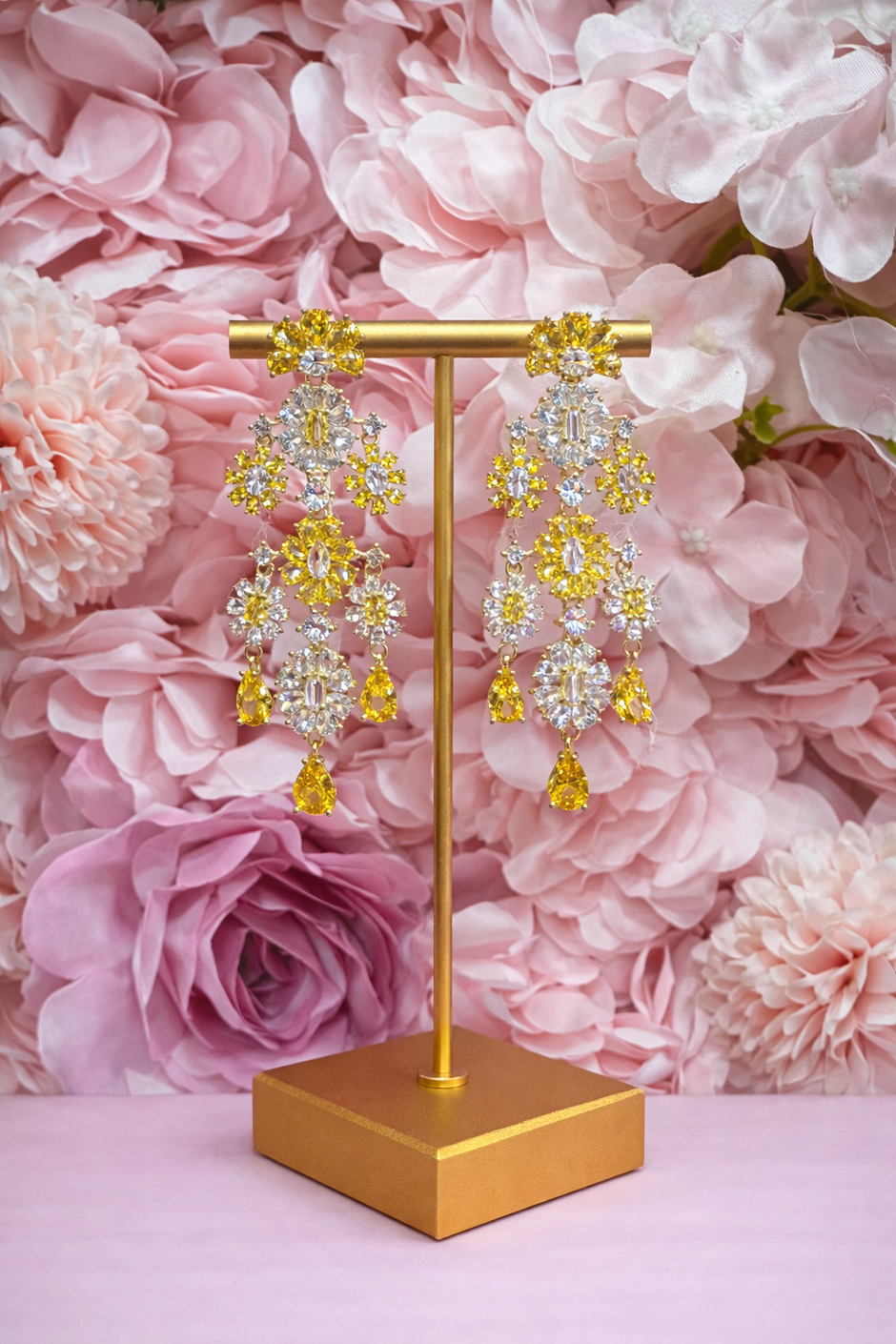 Aretes flores margaritas