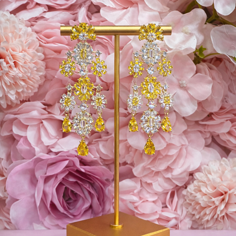 Aretes flores margaritas