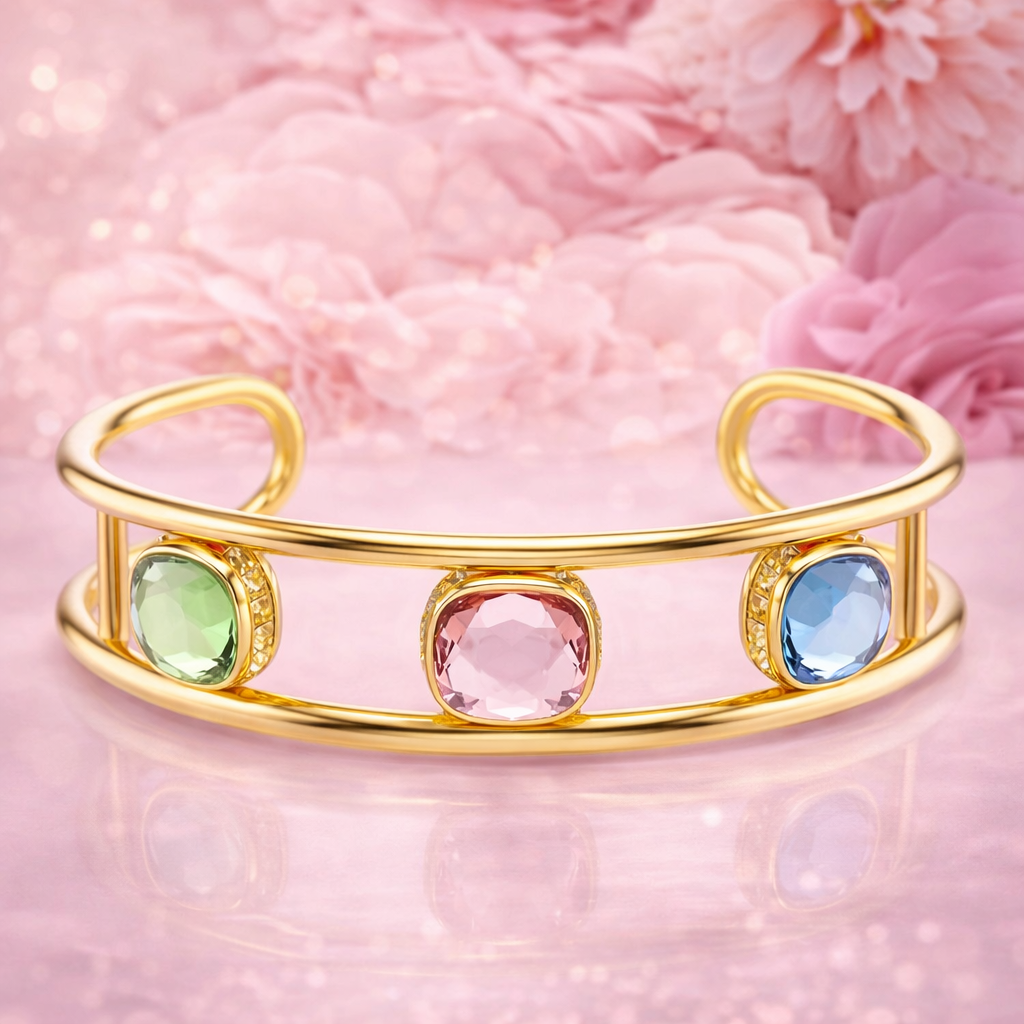 Pulsera multicolor giratoria