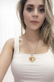 Collar corazón solar