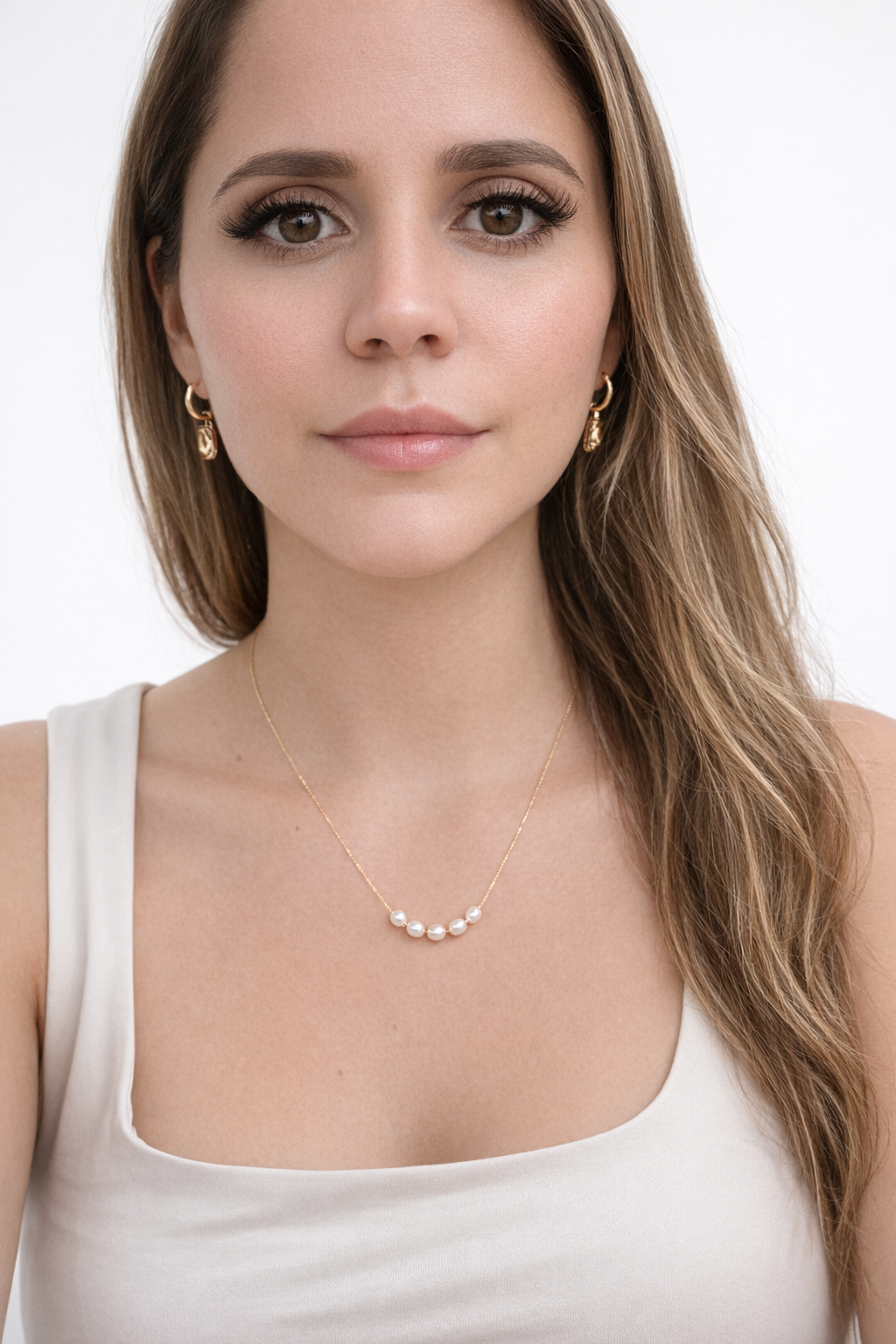 Collar 5 perlas