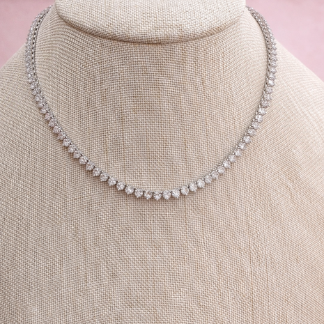 Collar Lumière Moissanita 3mm