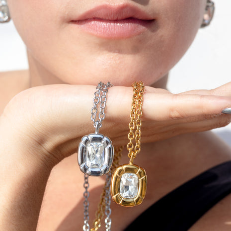 Set de joyería en acero inoxidable