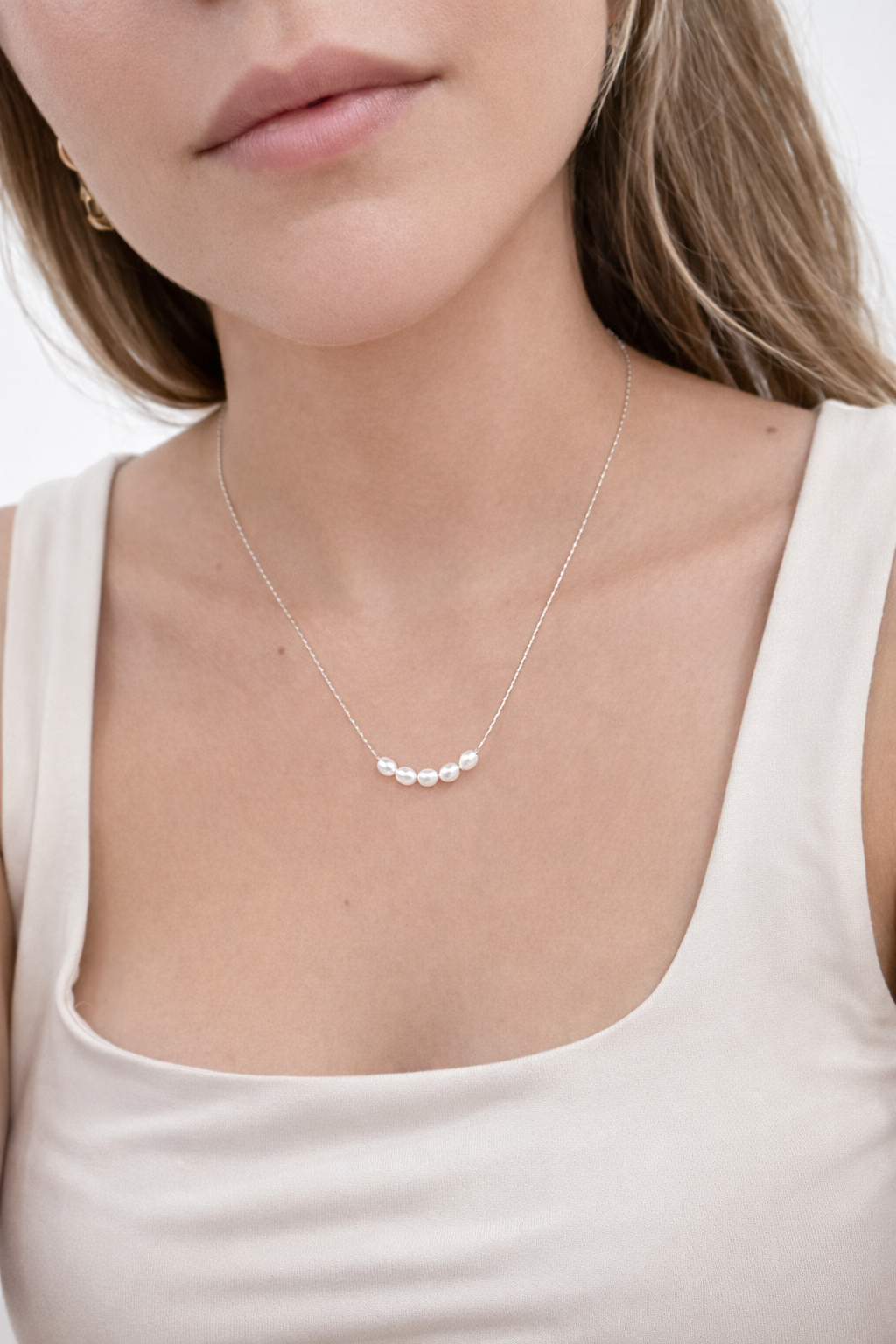 Collar 5 perlas