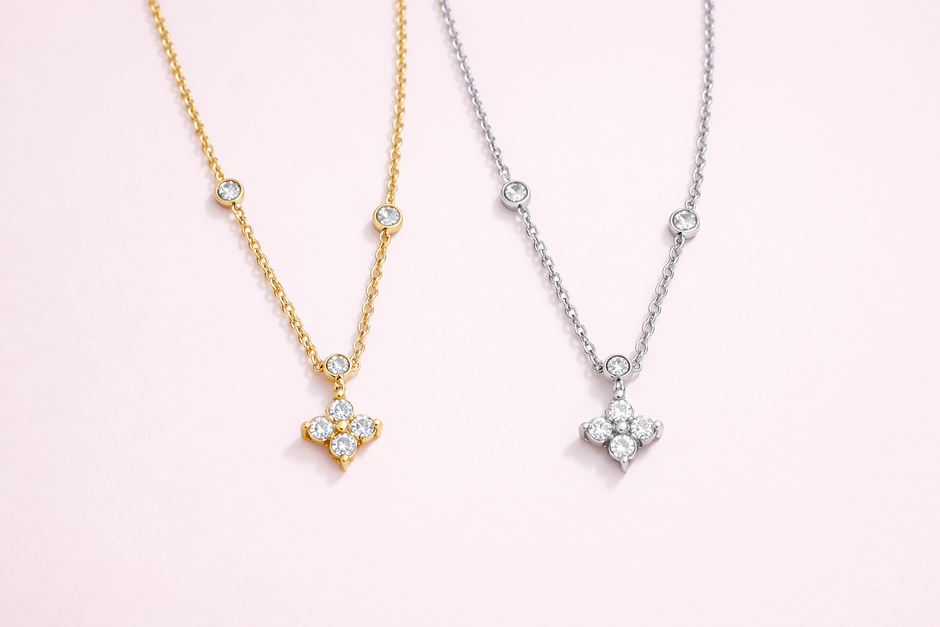 Collar Destello floral