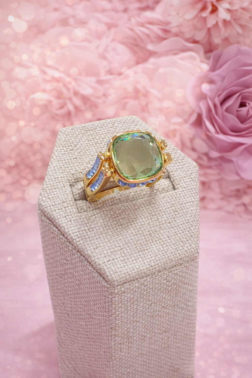 Anillo giratorio de cristal