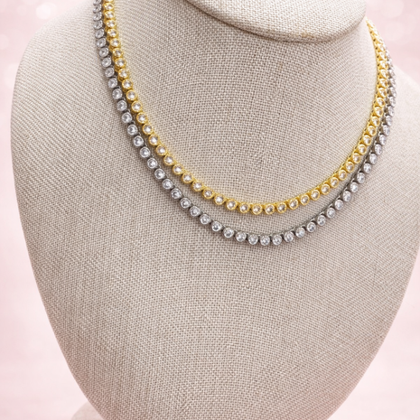 Collar tipo tennis Round
