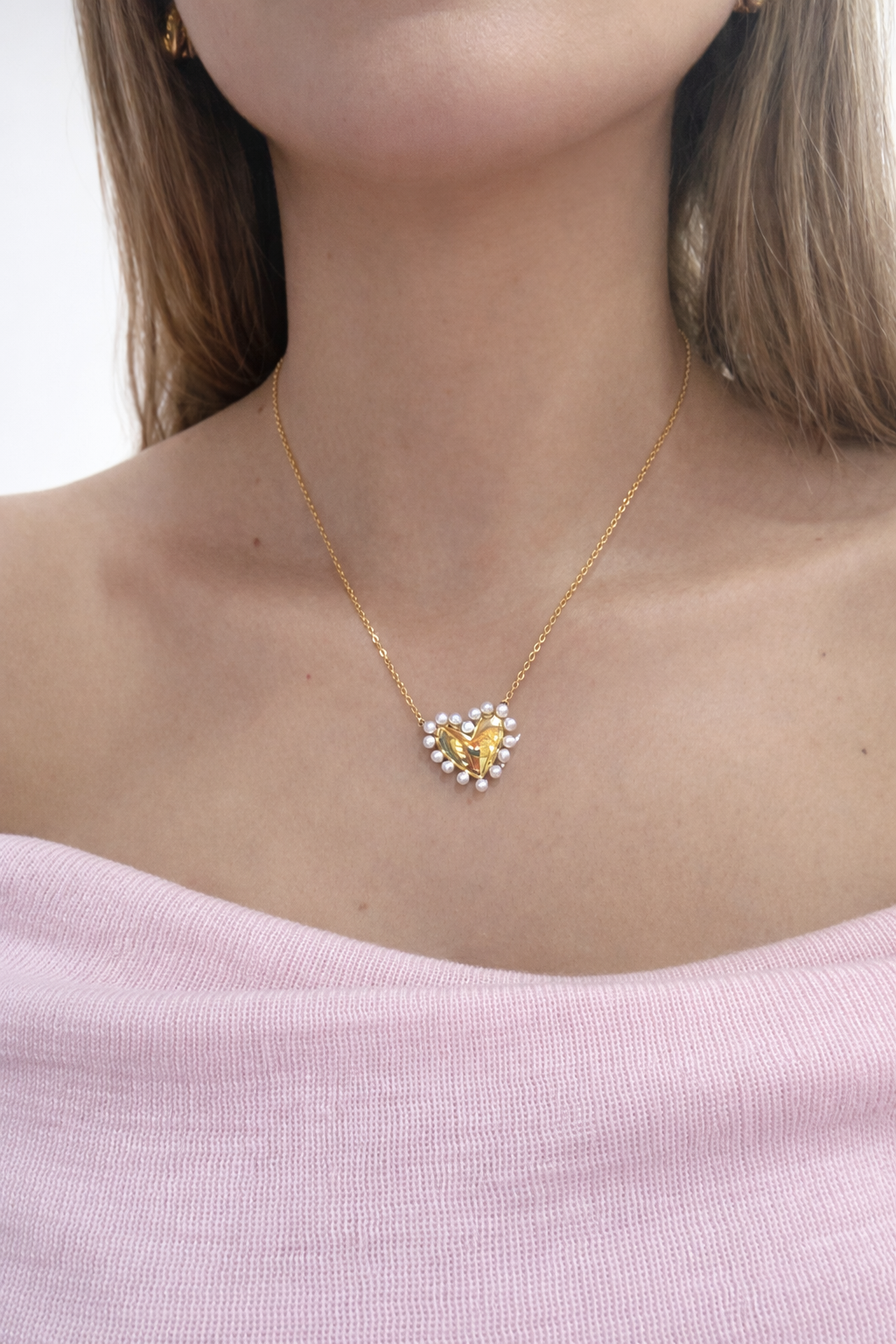 Collar corazón emperatriz