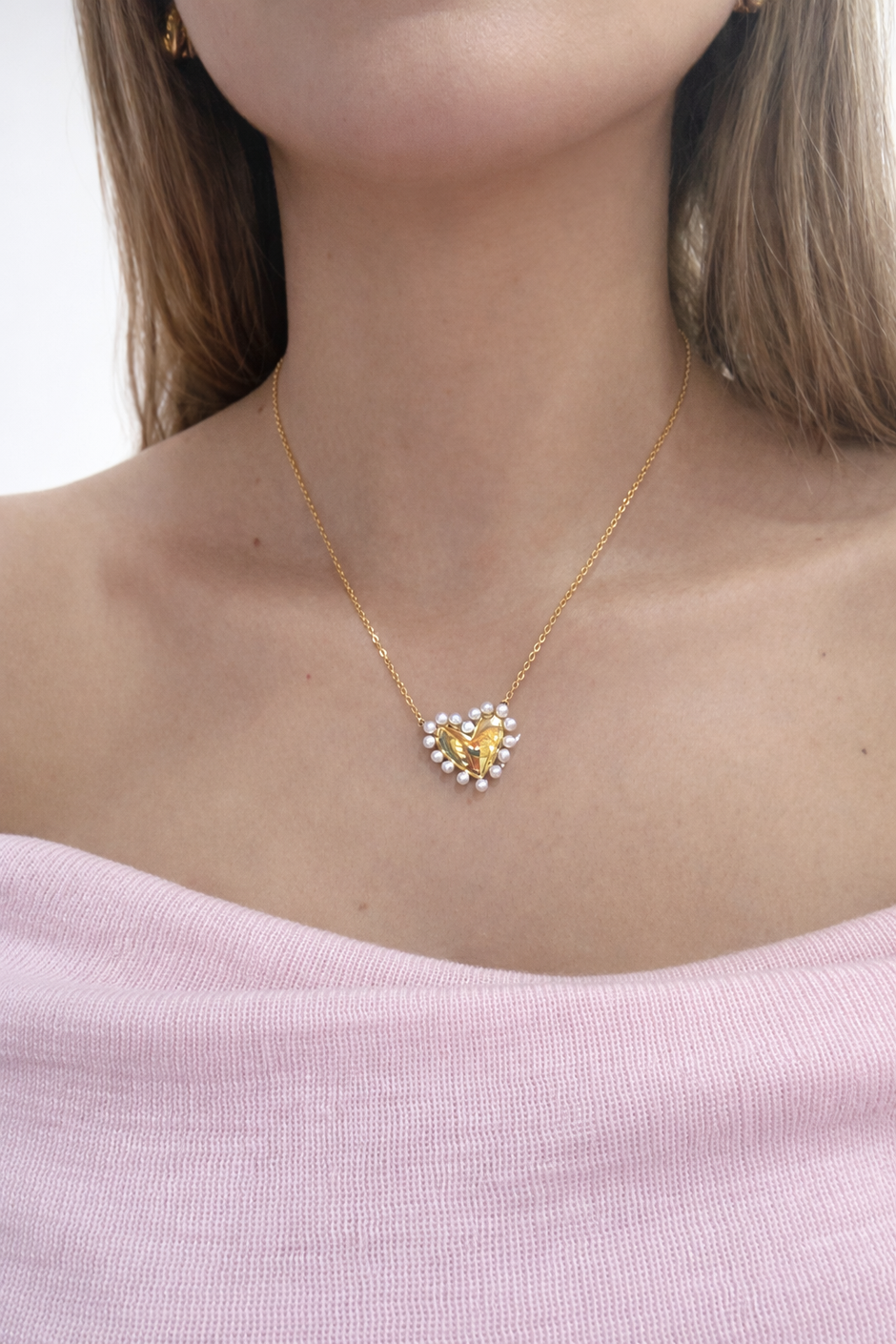 Collar corazón emperatriz