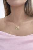 Collar corazón emperatriz