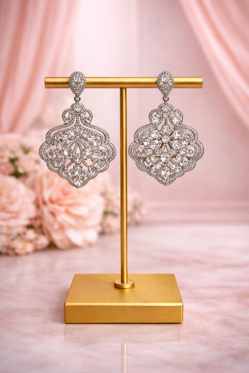 Aretes Encaje
