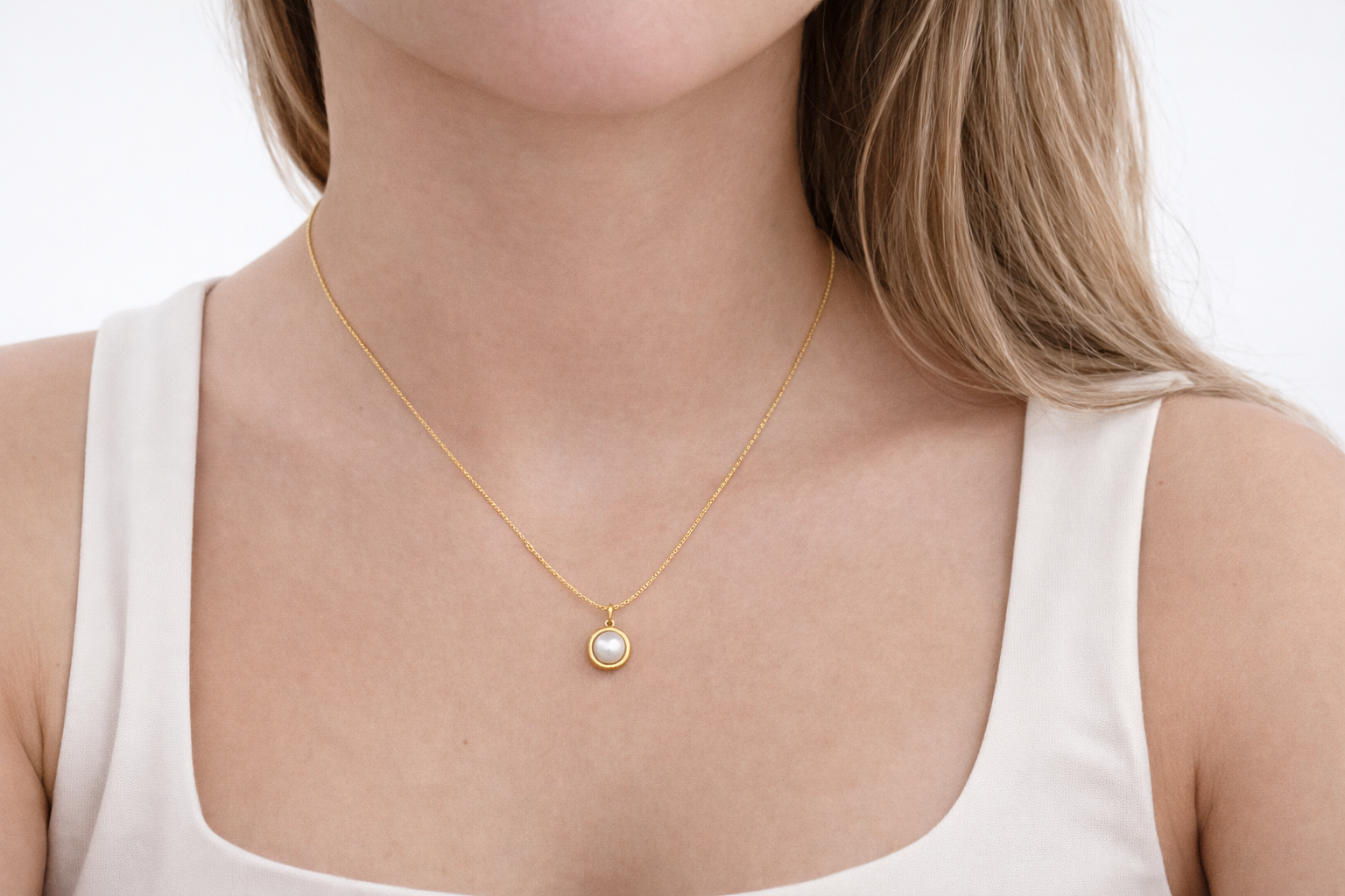 Collar mini perla