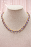 Collar rectangular lila