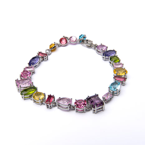 Pulsera asimétrica multicolor