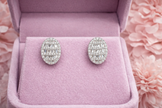 Aretes Round Baguette Moissanite