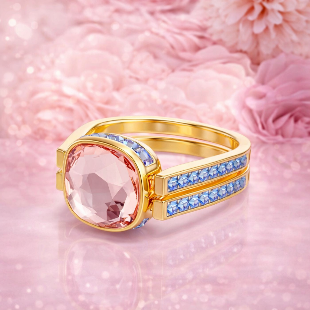 Anillo giratorio de cristal
