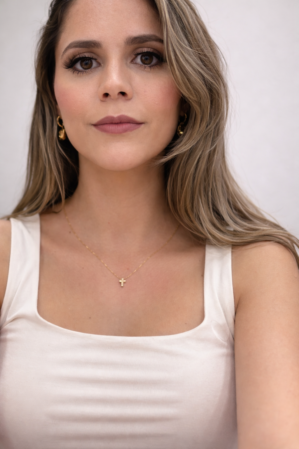 Collar mini cruz