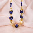 Collar lapislázuli y perlas