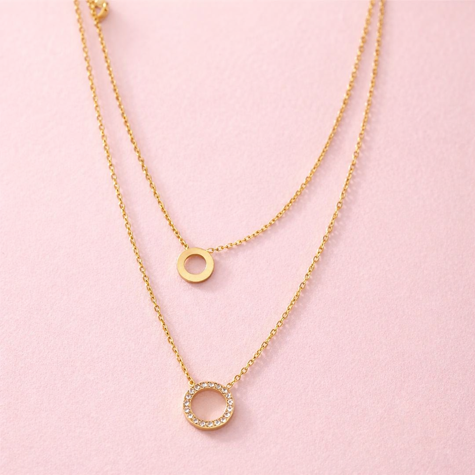 Collar doble Eternidad