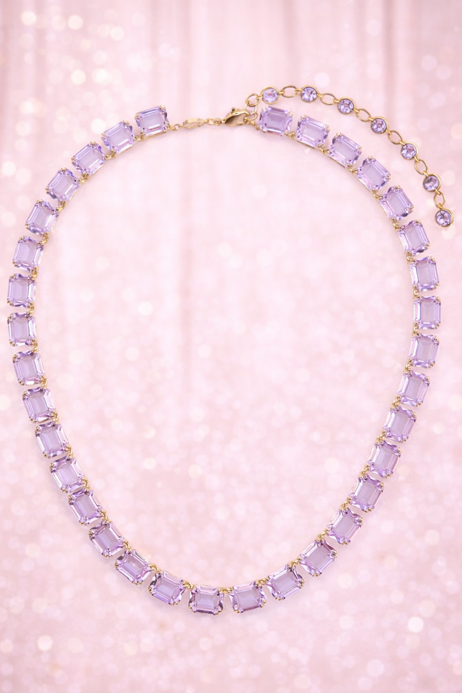 Collar rectangular lila