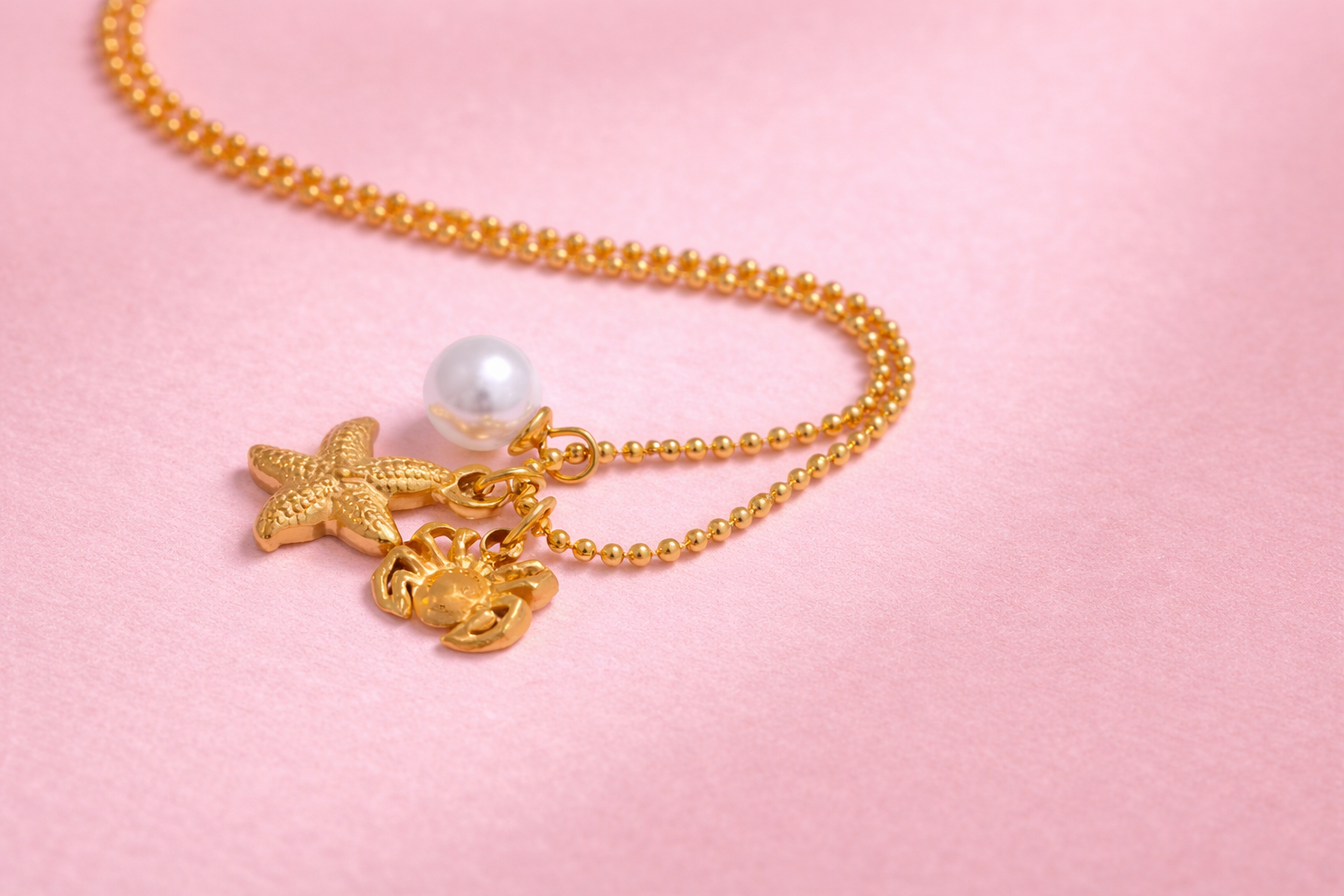 Collar exquisito marino