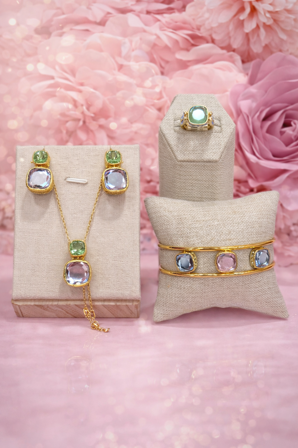 Pulsera multicolor giratoria