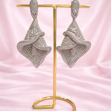 Aretes alcatraz silver