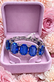 Pulsera con cristales octagonales