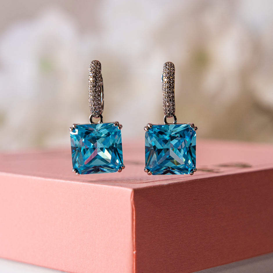 Aretes corte princesa