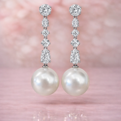 Aretes Perla imperial