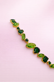 Pulsera asimétrica verde