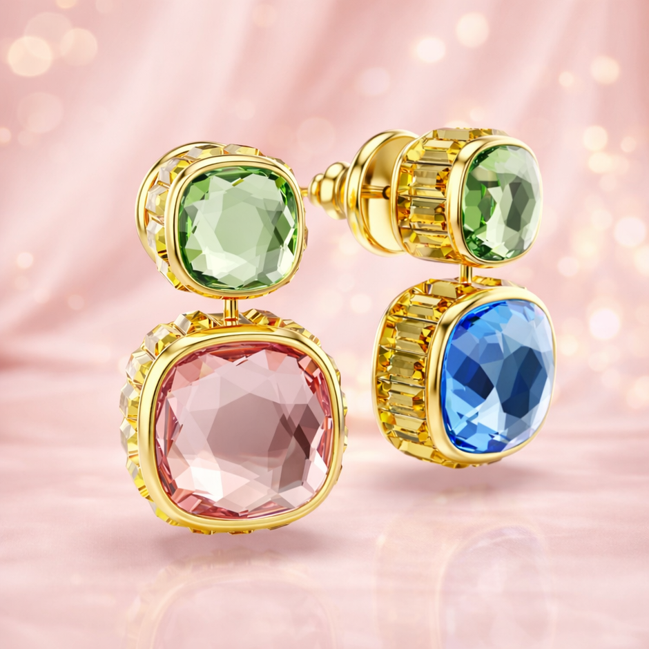 Set de cristal giratorio