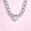 Collar corazón lumina