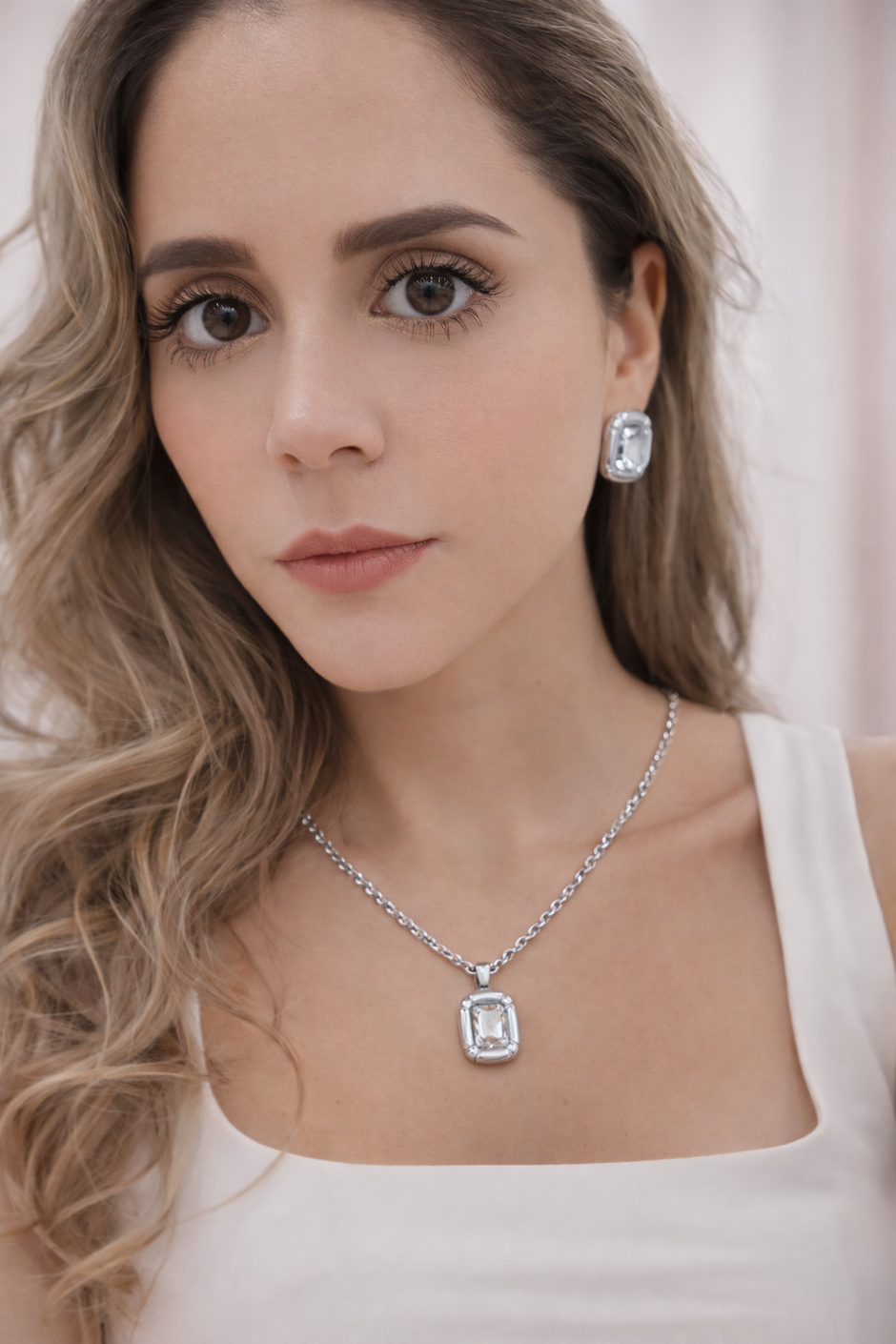 Set de joyería en acero inoxidable