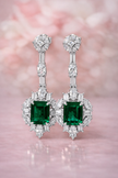 Aretes Imperio Esmeralda