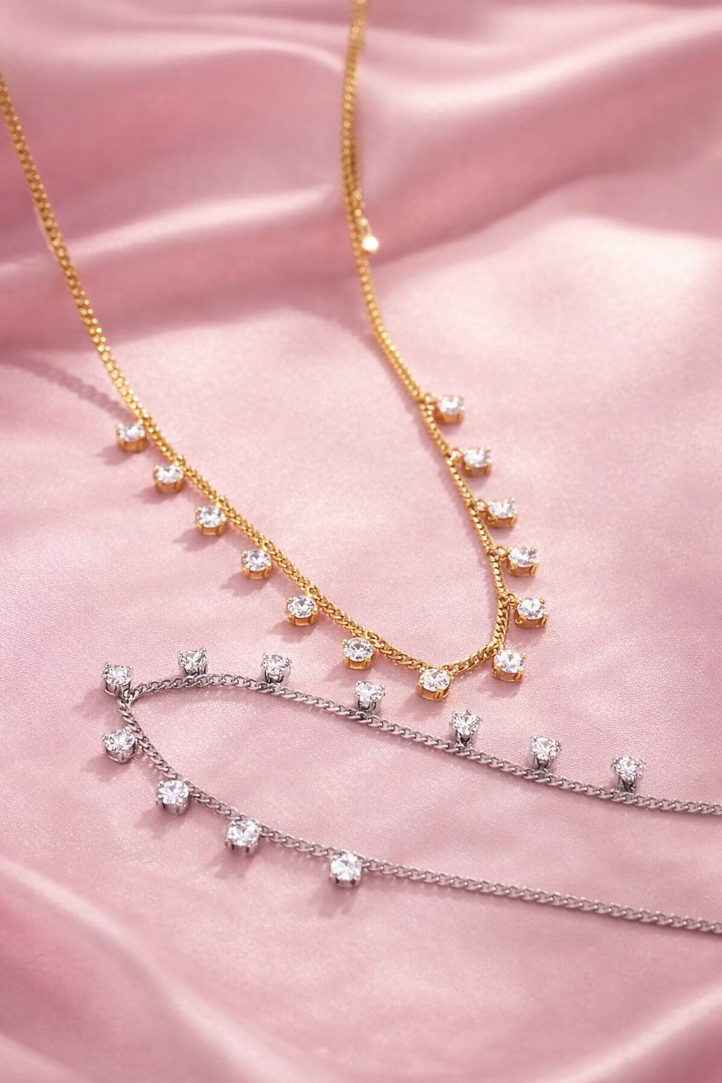 Mini Necklace con Zirconias