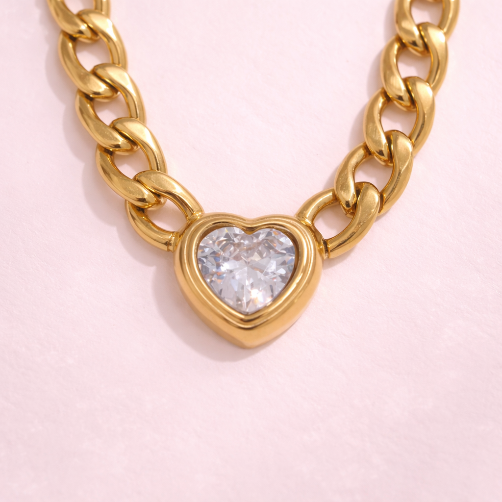 Collar corazón lumina