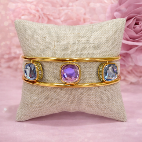 Pulsera multicolor giratoria