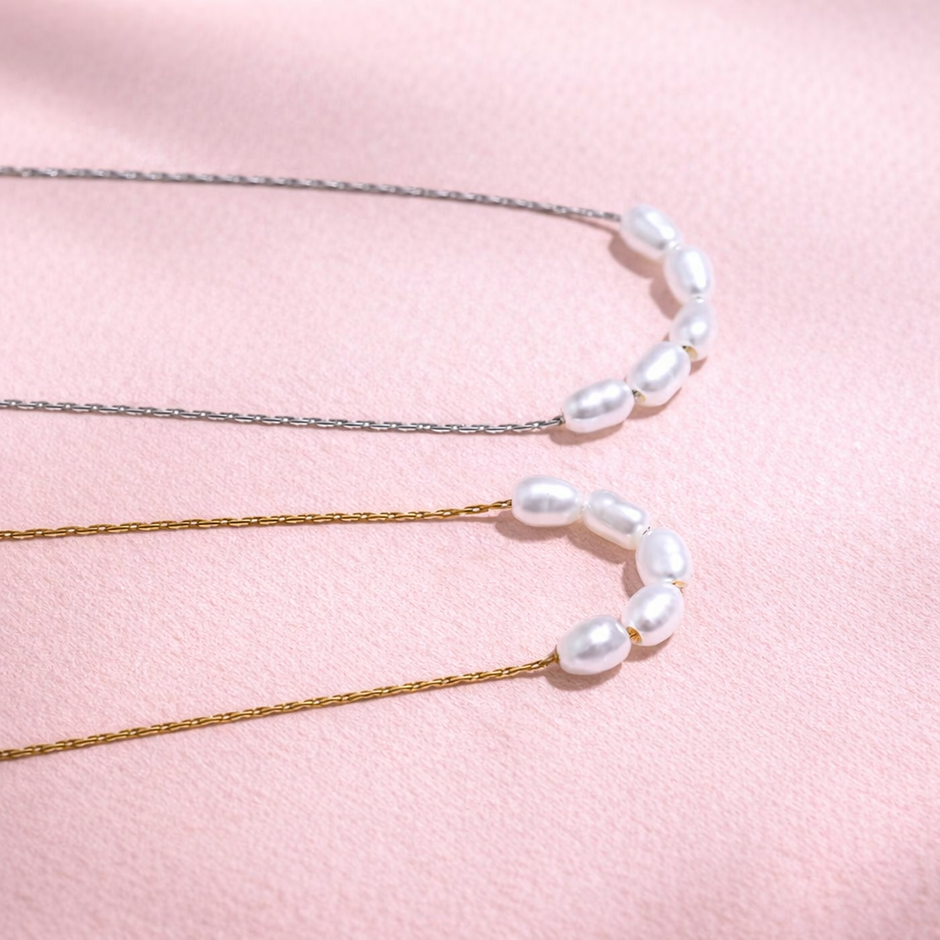 Collar 5 perlas