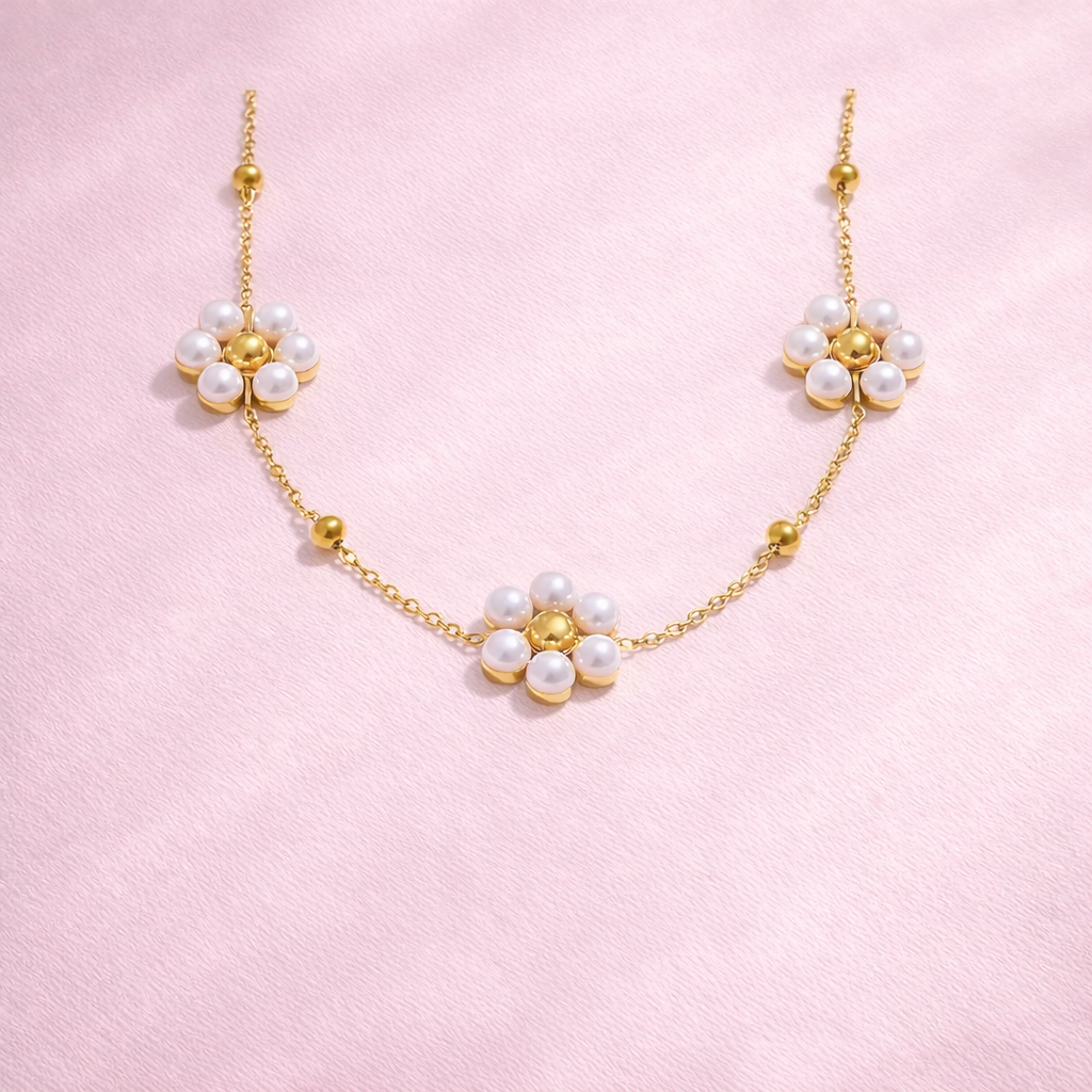 Collar daisy Pearl