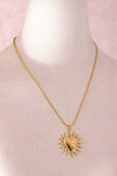 Collar corazón solar