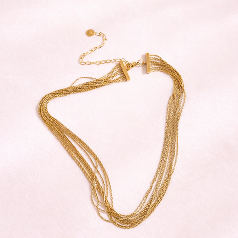 Choker línea Dorada
