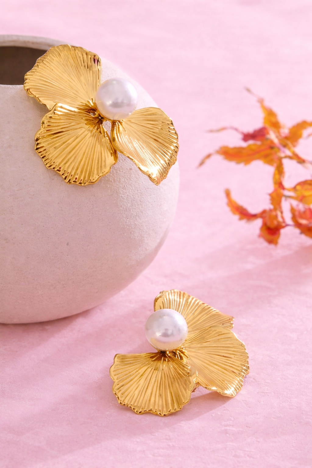 Aretes Ginkgo