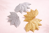 Aretes 5 hojas