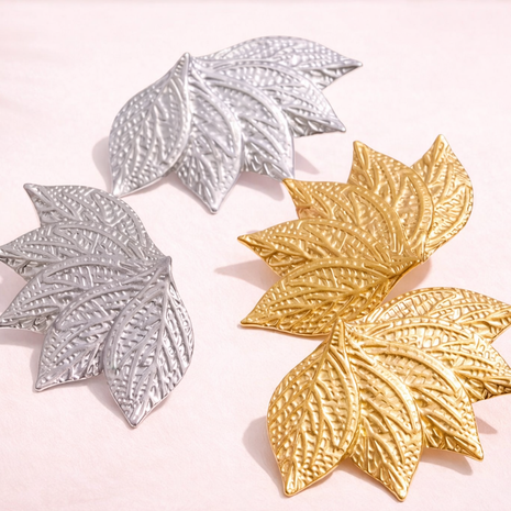 Aretes 5 hojas