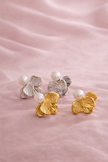 Aretes Flor Perla