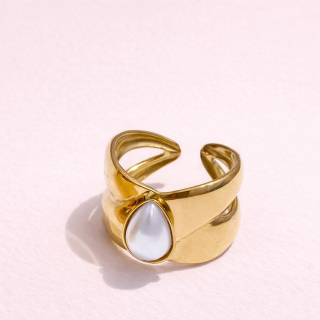 Anillo Aura perla